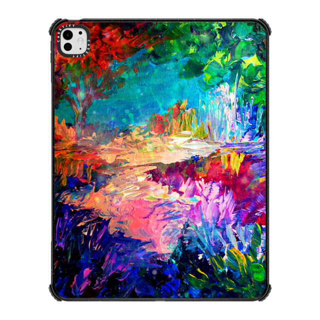 "Ebi Emporium x CASETiFY iPad Pro 13" (M4) Floral,Rainbow ブラック iPad インパクト ケース WELCOME TO UTOPIA - Colorful Magical Forest Abstract Trees Floral Nature Galaxy Flowers Rainbow Bold Whimsical Fairy Land Painting Mother's Day" "Ebi Emporium x CASETiFY iPad Pro 13" (M4) Floral,Rainbow ブラック iPad インパクト ケース WELCOME TO UTOPIA - Colorful Magical Forest Abstract Trees Floral Nature Galaxy Flowers Rainbow Bold Whimsical Fairy Land Painting Mother's Day"