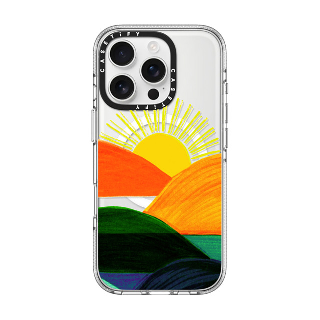 Ebi Emporium x CASETiFY iPhone 16 Pro ケース Nature,Fine Art クリア クリア ケース MagSafe対応 SIMPLE SUNSET 1, MINIMALIST COLORFUL LANDSCAPE MOUNTAINS SUN NATURE ILLUSTRATION By Ebi Emporium Back to School Ebi Emporium x CASETiFY iPhone 16 Pro ケース Nature,Fine Art クリア クリア ケース MagSafe対応 SIMPLE SUNSET 1, MINIMALIST COLORFUL LANDSCAPE MOUNTAINS SUN NATURE ILLUSTRATION By Ebi Emporium Back to School