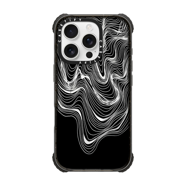 Ebi Emporium x CASETiFY iPhone 16 Pro Case Geometric,Line Art Black ウルトラ インパクトケース MagSafe 対応 WOBBLE 2, BLACK & WHITE MINIMALIST OCEAN WAVES LINEAR ILLUSTRATION Father's Day Ebi Emporium x CASETiFY iPhone 16 Pro Case Geometric,Line Art Black ウルトラ インパクトケース MagSafe 対応 WOBBLE 2, BLACK & WHITE MINIMALIST OCEAN WAVES LINEAR ILLUSTRATION Father's Day