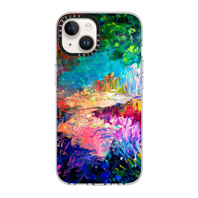 Ebi Emporium x CASETiFY iPhone 14 Case Clear Clear Case MagSafe Compatible WELCOME TO UTOPIA - Colorful Magical Forest Abstract Trees Floral Nature Galaxy Flowers Rainbow Bold Whimsical Fairy Land Painting Ebi Emporium x CASETiFY iPhone 14 Case Clear Clear Case MagSafe Compatible WELCOME TO UTOPIA - Colorful Magical Forest Abstract Trees Floral Nature Galaxy Flowers Rainbow Bold Whimsical Fairy Land Painting