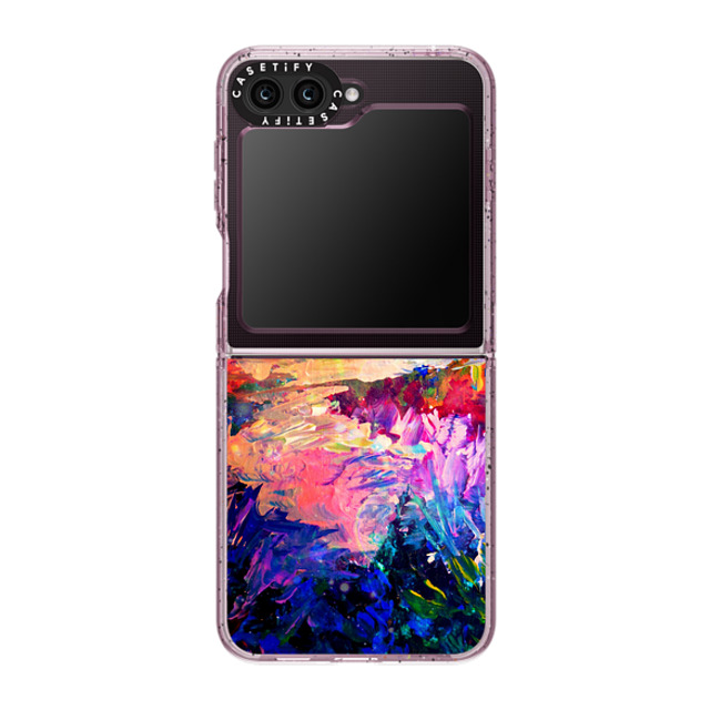 Ebi Emporium x CASETiFY Galaxy Z Flip5 Case Nature,Fine Art Haze Purple インパクトケース WELCOME TO UTOPIA - Colorful Magical Forest Abstract Trees Floral Nat Ebi Emporium x CASETiFY Galaxy Z Flip5 Case Nature,Fine Art Haze Purple インパクトケース WELCOME TO UTOPIA - Colorful Magical Forest Abstract Trees Floral Nat