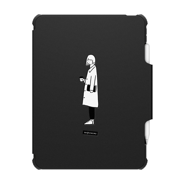 WHOSMiNG x CASETiFY iPad Pro 12.9-inch (第5/6世代) Line Art,Minimalism Black インパクト フォリオ ケース WHOSMiNG - DAILY Back to School WHOSMiNG x CASETiFY iPad Pro 12.9-inch (第5/6世代) Line Art,Minimalism Black インパクト フォリオ ケース WHOSMiNG - DAILY Back to School