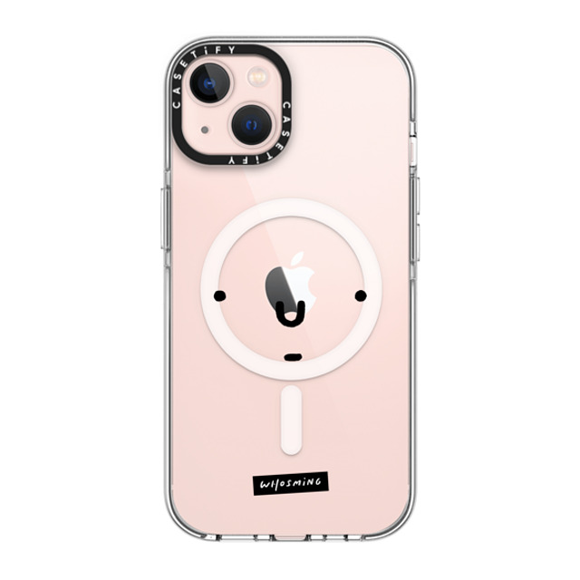 WHOSMiNG x CASETiFY iPhone 13 ケース クリア クリア ケース MagSafe対応 WHOSMiNG - FACE