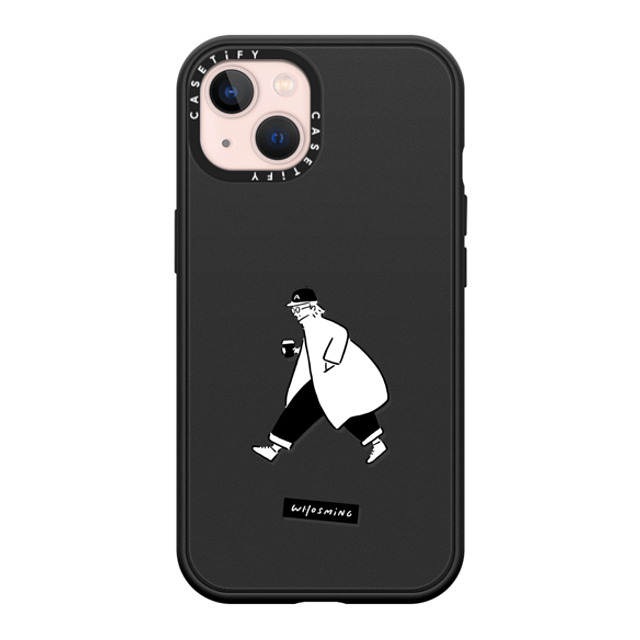 WHOSMiNG x CASETiFY iPhone 13 ケース マットブラック インパクトケース MagSafe対応 WHOSMiNG - TRAVELER