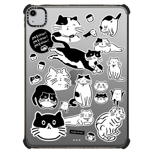 WHOSMiNG x CASETiFY iPad Air (第4/5世代) Sticker,Cat Black iPad インパクト ケース MEOW! MEOW! MEOW! WHOSMiNG x CASETiFY iPad Air (第4/5世代) Sticker,Cat Black iPad インパクト ケース MEOW! MEOW! MEOW!