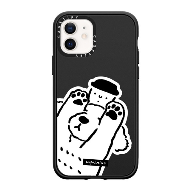 WHOSMiNG x CASETiFY iPhone 12 Case Dog,Animal マットブラック インパクトケース MagSafe対応 DOG LOVES COFFEE Mother's Day WHOSMiNG x CASETiFY iPhone 12 Case Dog,Animal マットブラック インパクトケース MagSafe対応 DOG LOVES COFFEE Mother's Day