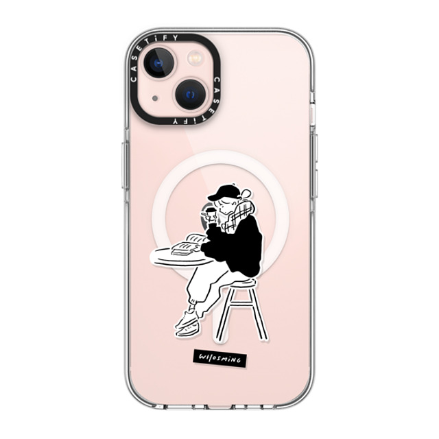 WHOSMiNG x CASETiFY iPhone 13 ケース クリア クリア ケース MagSafe対応 RELAXED