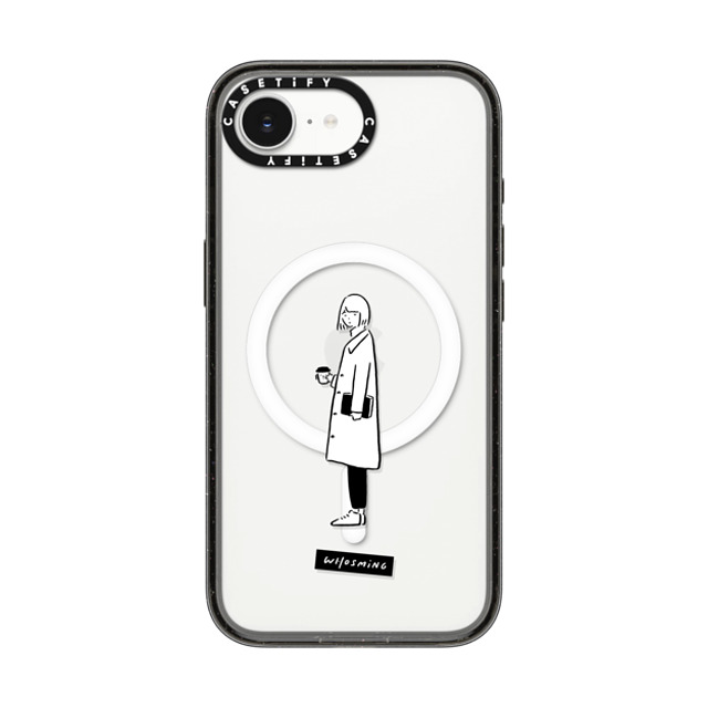 WHOSMiNG x CASETiFY iPhone 16e ケース Line Art,Minimalism ブラック インパクトケース MagSafe対応 WHOSMiNG - DAILY Back to School WHOSMiNG x CASETiFY iPhone 16e ケース Line Art,Minimalism ブラック インパクトケース MagSafe対応 WHOSMiNG - DAILY Back to School