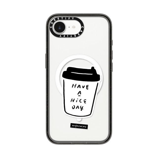 WHOSMiNG x CASETiFY iPhone 16e Case Line Art,Minimalism Black Impact Case MagSafe Compatible WHOSMiNG - NICE DAY Back to School WHOSMiNG x CASETiFY iPhone 16e Case Line Art,Minimalism Black Impact Case MagSafe Compatible WHOSMiNG - NICE DAY Back to School