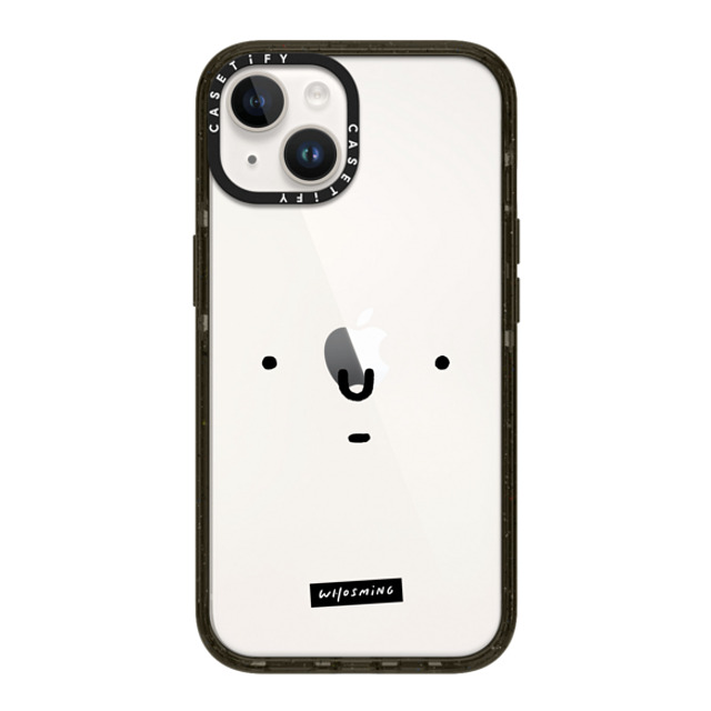 WHOSMiNG x CASETiFY iPhone 14 ケース ブラック インパクトケース WHOSMiNG - FACE