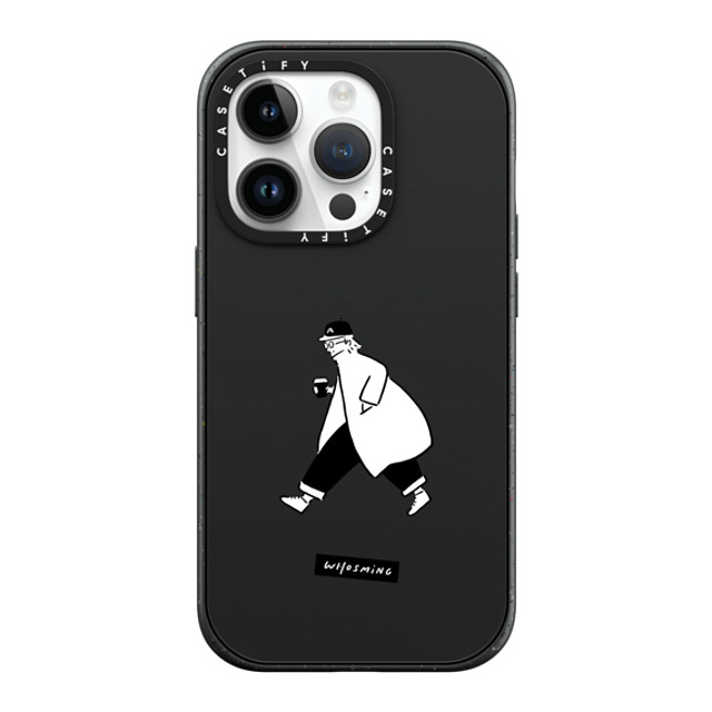 WHOSMiNG x CASETiFY iPhone 14 Pro ケース マットブラック インパクトケース MagSafe対応 WHOSMiNG - TRAVELER