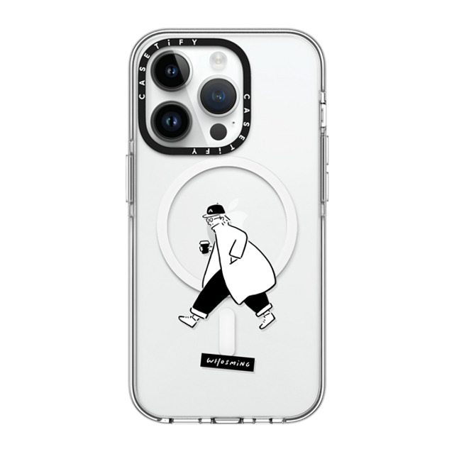 WHOSMiNG x CASETiFY iPhone 14 Pro ケース クリア クリア ケース MagSafe対応 WHOSMiNG - TRAVELER