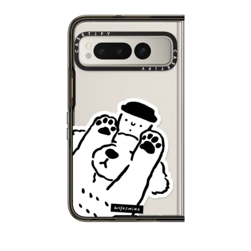 Pixel Fold - DOG LOVES COFFEE