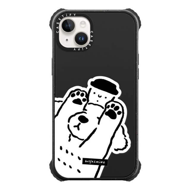 WHOSMiNG x CASETiFY iPhone 14 Plus Case Matte Black ウルトラ インパクトケース MagSafe 対応 DOG LOVES COFFEE WHOSMiNG x CASETiFY iPhone 14 Plus Case Matte Black ウルトラ インパクトケース MagSafe 対応 DOG LOVES COFFEE