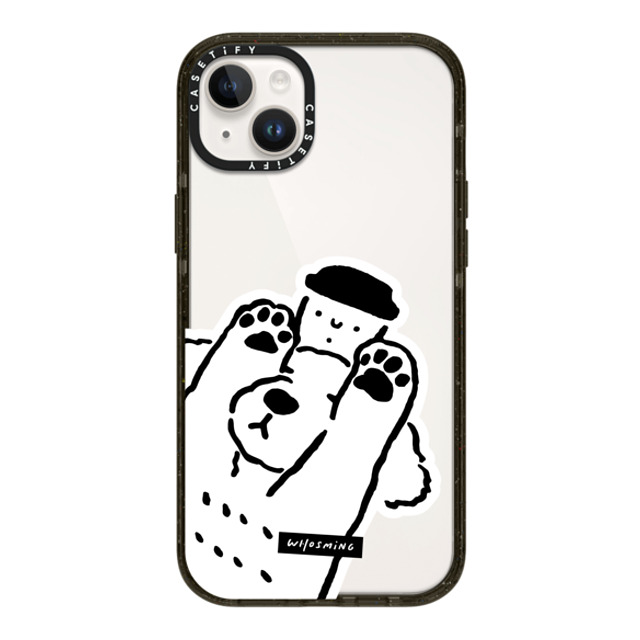 WHOSMiNG x CASETiFY iPhone 14 Plus Case Dog,Animal Black インパクトケース DOG LOVES COFFEE Father's Day WHOSMiNG x CASETiFY iPhone 14 Plus Case Dog,Animal Black インパクトケース DOG LOVES COFFEE Father's Day