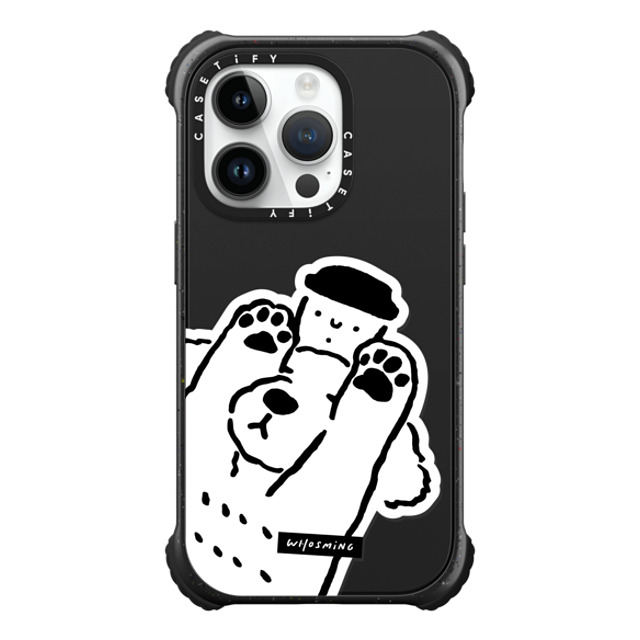 WHOSMiNG x CASETiFY iPhone 14 Pro Case Matte Black ウルトラ インパクトケース MagSafe 対応 DOG LOVES COFFEE WHOSMiNG x CASETiFY iPhone 14 Pro Case Matte Black ウルトラ インパクトケース MagSafe 対応 DOG LOVES COFFEE