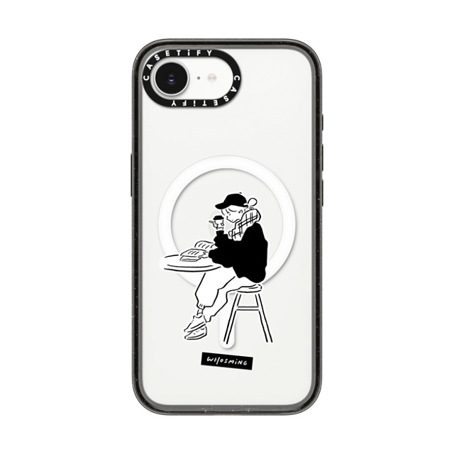 WHOSMiNG x CASETiFY iPhone 16e Case Minimalism,Monochrome Black Impact Case MagSafe Compatible RELAXED Back to School WHOSMiNG x CASETiFY iPhone 16e Case Minimalism,Monochrome Black Impact Case MagSafe Compatible RELAXED Back to School