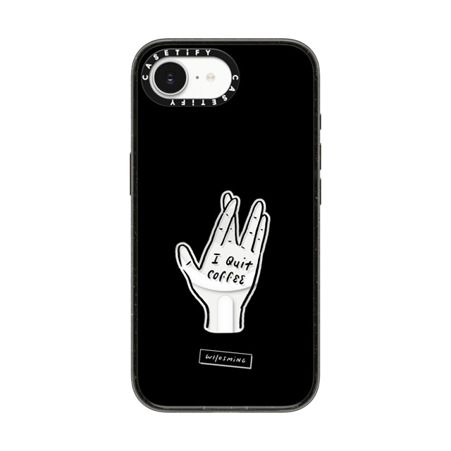 WHOSMiNG x CASETiFY iPhone 16e Case Coffee,Minimalism Black Impact Case MagSafe Compatible QUIT COFFEE Back to School WHOSMiNG x CASETiFY iPhone 16e Case Coffee,Minimalism Black Impact Case MagSafe Compatible QUIT COFFEE Back to School