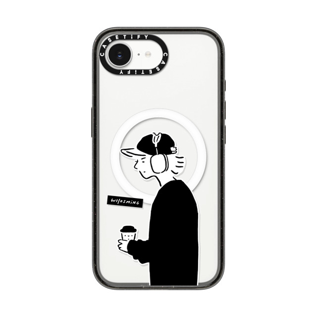 WHOSMiNG x CASETiFY iPhone 16e ケース Minimalism,Monochrome ブラック インパクトケース MagSafe対応 PEACEFUL Back to School WHOSMiNG x CASETiFY iPhone 16e ケース Minimalism,Monochrome ブラック インパクトケース MagSafe対応 PEACEFUL Back to School