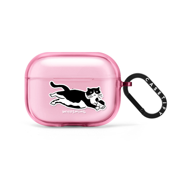WHOSMiNG x CASETiFY AirPods Pro Minimalism,Monochrome Pink Fizz インパクトケース CAT LOVES COFFEE Back to School WHOSMiNG x CASETiFY AirPods Pro Minimalism,Monochrome Pink Fizz インパクトケース CAT LOVES COFFEE Back to School