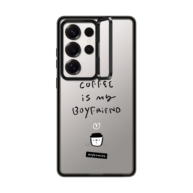 WHOSMiNG x CASETiFY Galaxy S25 Ultra ケース Chrome,Line Art ブラック インパクト リングスタンド ケース WHOSMiNG - MY BF Back to School WHOSMiNG x CASETiFY Galaxy S25 Ultra ケース Chrome,Line Art ブラック インパクト リングスタンド ケース WHOSMiNG - MY BF Back to School