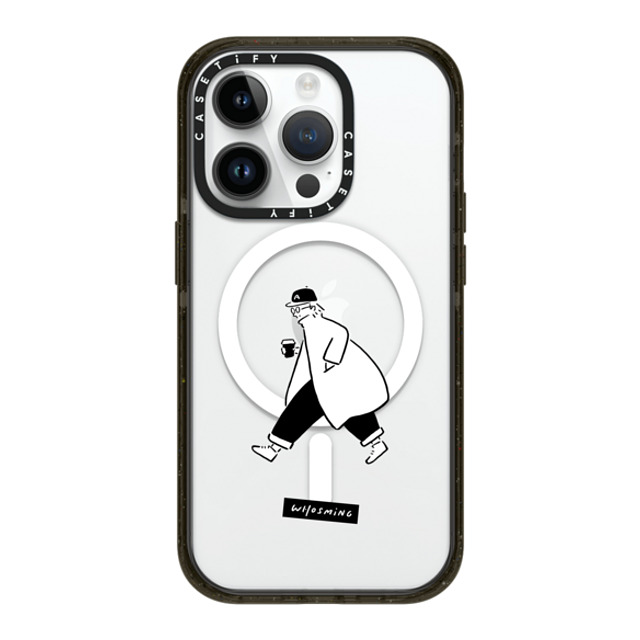 WHOSMiNG x CASETiFY iPhone 14 Pro ケース ブラック インパクトケース MagSafe対応 WHOSMiNG - TRAVELER