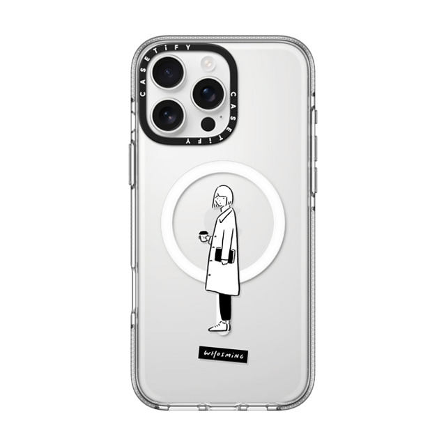 WHOSMiNG x CASETiFY iPhone 16 Pro Max ケース Line Art,Minimalism クリア クリア ケース MagSafe対応 WHOSMiNG - DAILY Back to School WHOSMiNG x CASETiFY iPhone 16 Pro Max ケース Line Art,Minimalism クリア クリア ケース MagSafe対応 WHOSMiNG - DAILY Back to School
