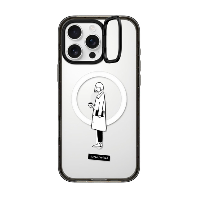 WHOSMiNG x CASETiFY iPhone 16 Pro Max ケース Line Art,Minimalism ブラック インパクトリングスタンドケース MagSafe対応 WHOSMiNG - DAILY Back to School WHOSMiNG x CASETiFY iPhone 16 Pro Max ケース Line Art,Minimalism ブラック インパクトリングスタンドケース MagSafe対応 WHOSMiNG - DAILY Back to School