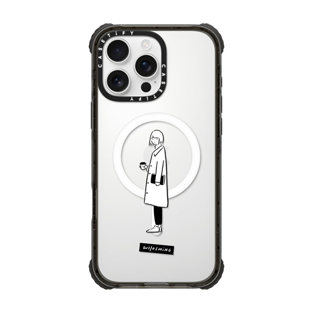 WHOSMiNG x CASETiFY iPhone 16 Pro Max ケース Line Art,Minimalism ブラック ウルトラ インパクトケース MagSafe 対応 WHOSMiNG - DAILY Back to School WHOSMiNG x CASETiFY iPhone 16 Pro Max ケース Line Art,Minimalism ブラック ウルトラ インパクトケース MagSafe 対応 WHOSMiNG - DAILY Back to School