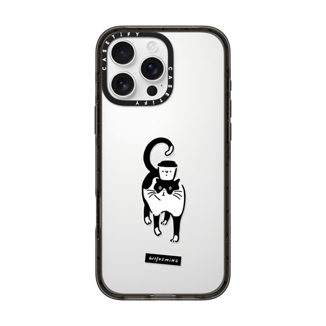 WHOSMiNG x CASETiFY iPhone 16 Pro Max Case Cat,Animal Black Impact Case WHOSMiNG - COFFEE CAT Father's Day WHOSMiNG x CASETiFY iPhone 16 Pro Max Case Cat,Animal Black Impact Case WHOSMiNG - COFFEE CAT Father's Day