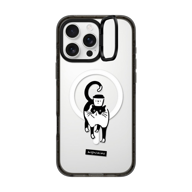 WHOSMiNG x CASETiFY iPhone 16 Pro Max Case Cat,Animal ブラック インパクトリングスタンドケース MagSafe対応 WHOSMiNG - COFFEE CAT Mother's Day WHOSMiNG x CASETiFY iPhone 16 Pro Max Case Cat,Animal ブラック インパクトリングスタンドケース MagSafe対応 WHOSMiNG - COFFEE CAT Mother's Day