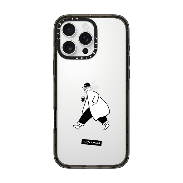 WHOSMiNG x CASETiFY iPhone 16 Pro Max ケース ブラック インパクトケース WHOSMiNG - TRAVELER