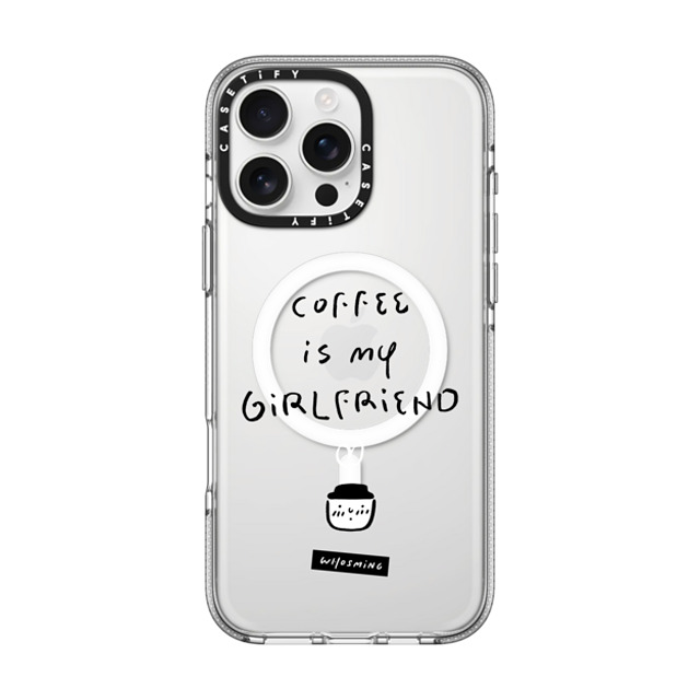 WHOSMiNG x CASETiFY iPhone 16 Pro Max ケース Quote,Line Art クリア クリア ケース MagSafe対応 WHOSMiNG - MY GF Back to School WHOSMiNG x CASETiFY iPhone 16 Pro Max ケース Quote,Line Art クリア クリア ケース MagSafe対応 WHOSMiNG - MY GF Back to School