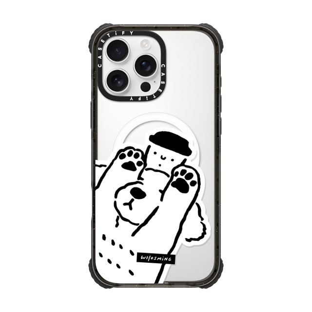 WHOSMiNG x CASETiFY iPhone 16 Pro Max ケース Dog,Animal ブラック ウルトラ インパクトケース MagSafe 対応 DOG LOVES COFFEE Father's Day WHOSMiNG x CASETiFY iPhone 16 Pro Max ケース Dog,Animal ブラック ウルトラ インパクトケース MagSafe 対応 DOG LOVES COFFEE Father's Day