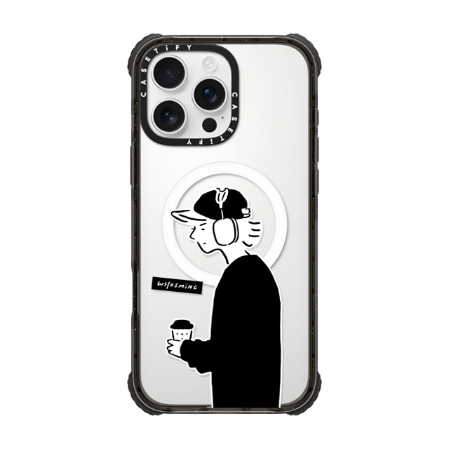 WHOSMiNG x CASETiFY iPhone 16 Pro Max ケース Minimalism,Monochrome ブラック ウルトラ インパクトケース MagSafe 対応 PEACEFUL Father's Day WHOSMiNG x CASETiFY iPhone 16 Pro Max ケース Minimalism,Monochrome ブラック ウルトラ インパクトケース MagSafe 対応 PEACEFUL Father's Day