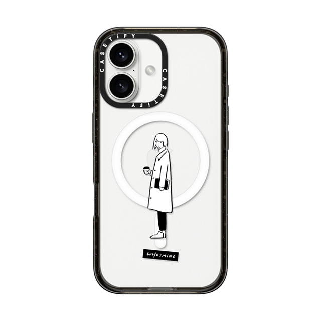 WHOSMiNG x CASETiFY iPhone 16 ケース Line Art,Minimalism ブラック インパクトケース MagSafe対応 WHOSMiNG - DAILY Back to School WHOSMiNG x CASETiFY iPhone 16 ケース Line Art,Minimalism ブラック インパクトケース MagSafe対応 WHOSMiNG - DAILY Back to School