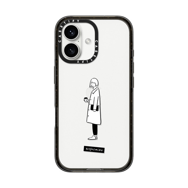 WHOSMiNG x CASETiFY iPhone 16 Case Line Art,Minimalism Black Impact Case WHOSMiNG - DAILY Mother's Day WHOSMiNG x CASETiFY iPhone 16 Case Line Art,Minimalism Black Impact Case WHOSMiNG - DAILY Mother's Day