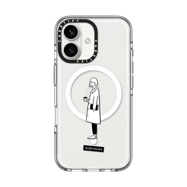 WHOSMiNG x CASETiFY iPhone 16 Case Line Art,Minimalism Clear Clear Case MagSafe Compatible WHOSMiNG - DAILY Mother's Day WHOSMiNG x CASETiFY iPhone 16 Case Line Art,Minimalism Clear Clear Case MagSafe Compatible WHOSMiNG - DAILY Mother's Day