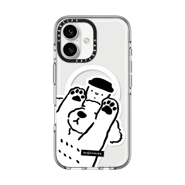 WHOSMiNG x CASETiFY iPhone 16 Case Clear Clear Case MagSafe Compatible DOG LOVES COFFEE WHOSMiNG x CASETiFY iPhone 16 Case Clear Clear Case MagSafe Compatible DOG LOVES COFFEE