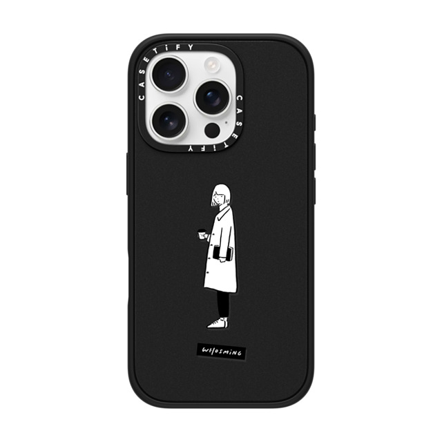 WHOSMiNG x CASETiFY iPhone 16 Pro Case Line Art,Minimalism Matte Black Impact Case MagSafe Compatible WHOSMiNG - DAILY Mother's Day WHOSMiNG x CASETiFY iPhone 16 Pro Case Line Art,Minimalism Matte Black Impact Case MagSafe Compatible WHOSMiNG - DAILY Mother's Day