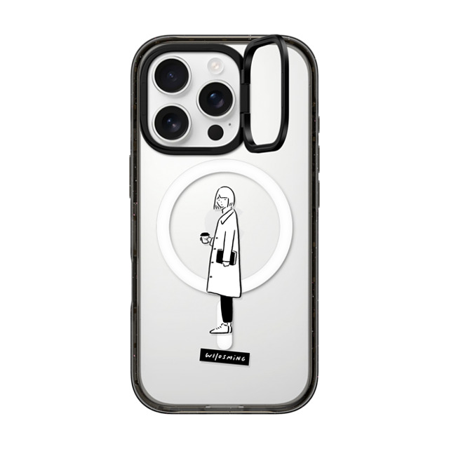 WHOSMiNG x CASETiFY iPhone 16 Pro Case Line Art,Minimalism Black インパクトリングスタンドケース MagSafe対応 WHOSMiNG - DAILY Mother's Day WHOSMiNG x CASETiFY iPhone 16 Pro Case Line Art,Minimalism Black インパクトリングスタンドケース MagSafe対応 WHOSMiNG - DAILY Mother's Day