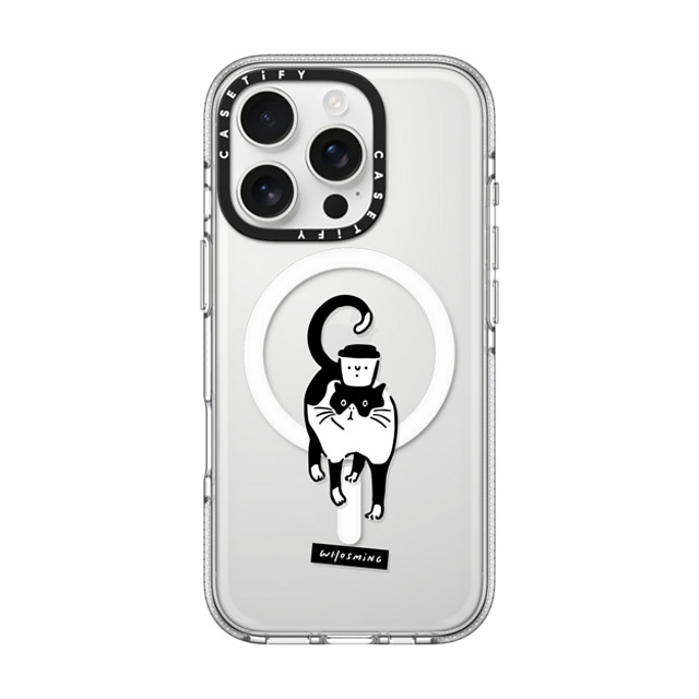 WHOSMiNG x CASETiFY iPhone 16 Pro ケース Cat,Animal クリア クリア ケース MagSafe対応 WHOSMiNG - COFFEE CAT Father's Day WHOSMiNG x CASETiFY iPhone 16 Pro ケース Cat,Animal クリア クリア ケース MagSafe対応 WHOSMiNG - COFFEE CAT Father's Day