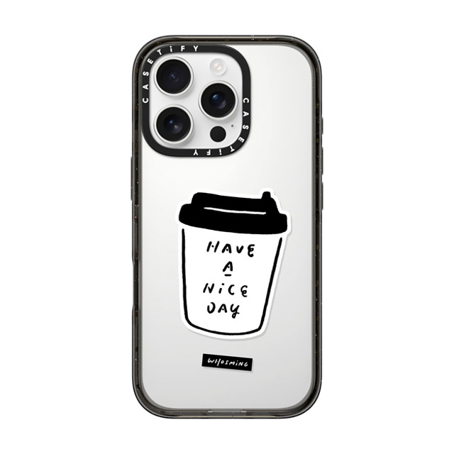WHOSMiNG x CASETiFY iPhone 16 Pro Case Line Art,Minimalism Black Impact Case WHOSMiNG - NICE DAY Back to School WHOSMiNG x CASETiFY iPhone 16 Pro Case Line Art,Minimalism Black Impact Case WHOSMiNG - NICE DAY Back to School