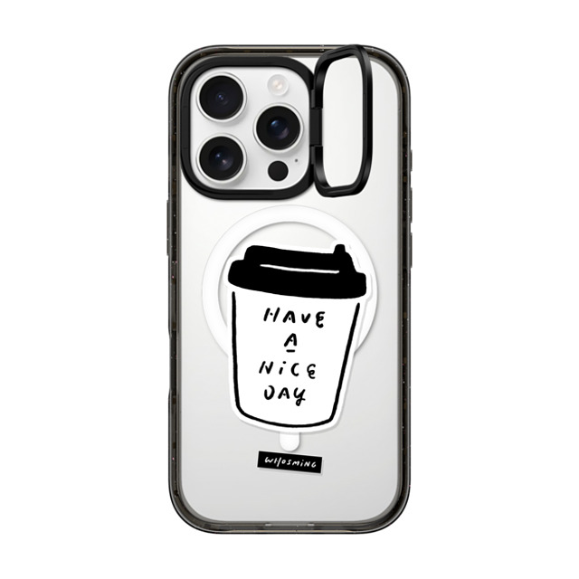 WHOSMiNG x CASETiFY iPhone 16 Pro ケース Line Art,Minimalism ブラック インパクトリングスタンドケース MagSafe対応 WHOSMiNG - NICE DAY Father's Day WHOSMiNG x CASETiFY iPhone 16 Pro ケース Line Art,Minimalism ブラック インパクトリングスタンドケース MagSafe対応 WHOSMiNG - NICE DAY Father's Day