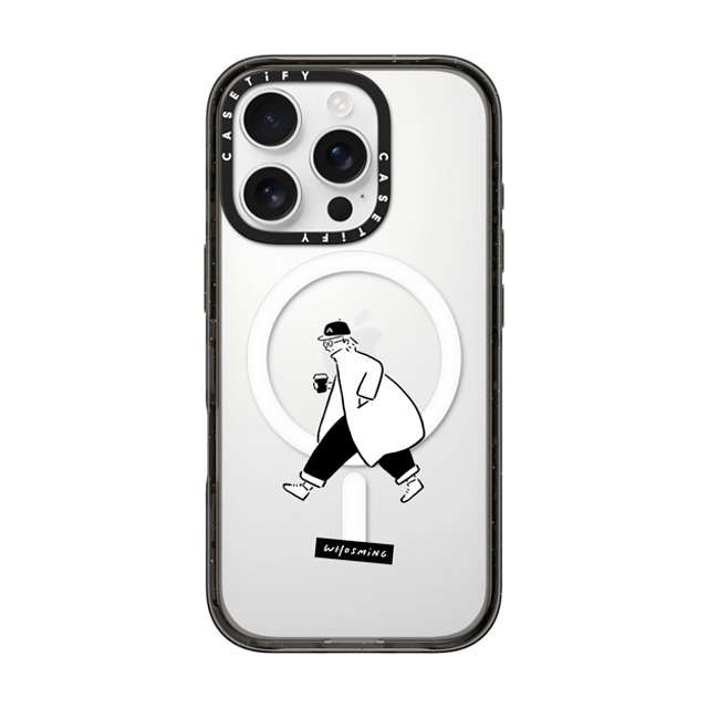 WHOSMiNG x CASETiFY iPhone 16 Pro ケース ブラック インパクトケース MagSafe対応 WHOSMiNG - TRAVELER