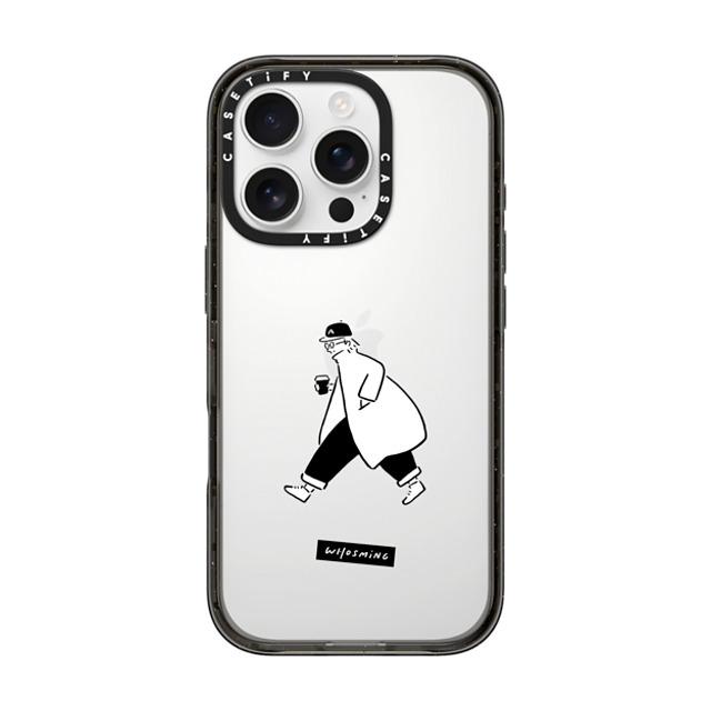 WHOSMiNG x CASETiFY iPhone 16 Pro ケース ブラック インパクトケース WHOSMiNG - TRAVELER