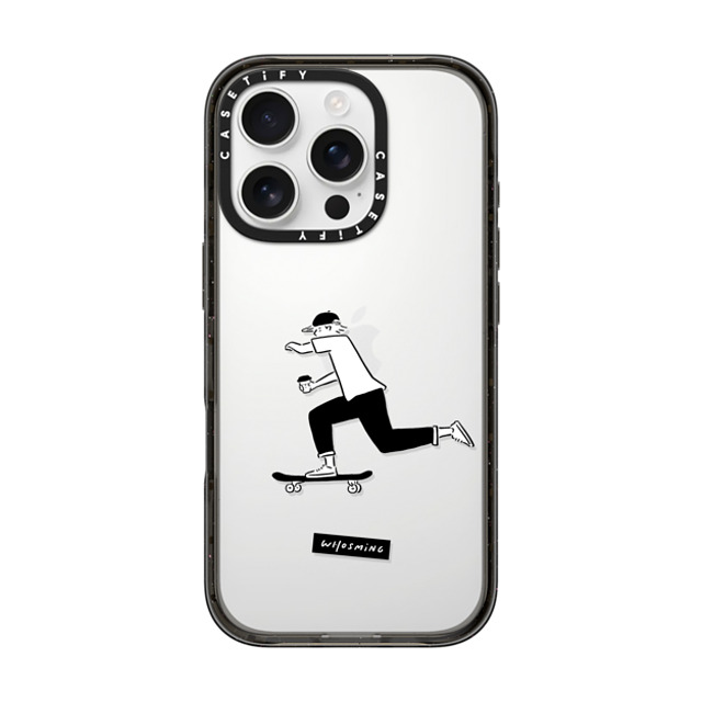 WHOSMiNG x CASETiFY iPhone 16 Pro Case Line Art,Minimalism Black Impact Case WHOSMiNG - SKATEBOARDER Mother's Day WHOSMiNG x CASETiFY iPhone 16 Pro Case Line Art,Minimalism Black Impact Case WHOSMiNG - SKATEBOARDER Mother's Day