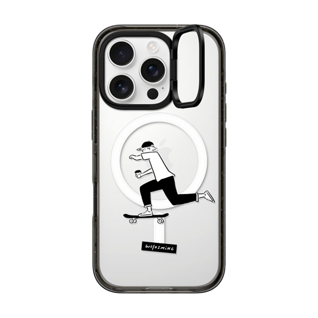WHOSMiNG x CASETiFY iPhone 16 Pro Case Line Art,Minimalism Black インパクトリングスタンドケース MagSafe対応 WHOSMiNG - SKATEBOARDER Mother's Day WHOSMiNG x CASETiFY iPhone 16 Pro Case Line Art,Minimalism Black インパクトリングスタンドケース MagSafe対応 WHOSMiNG - SKATEBOARDER Mother's Day