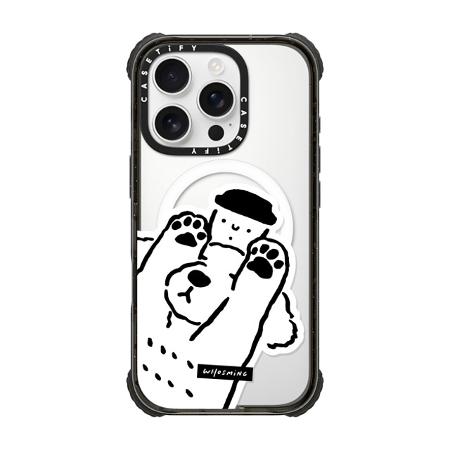 WHOSMiNG x CASETiFY iPhone 16 Pro Case Black ウルトラ インパクトケース MagSafe 対応 DOG LOVES COFFEE WHOSMiNG x CASETiFY iPhone 16 Pro Case Black ウルトラ インパクトケース MagSafe 対応 DOG LOVES COFFEE