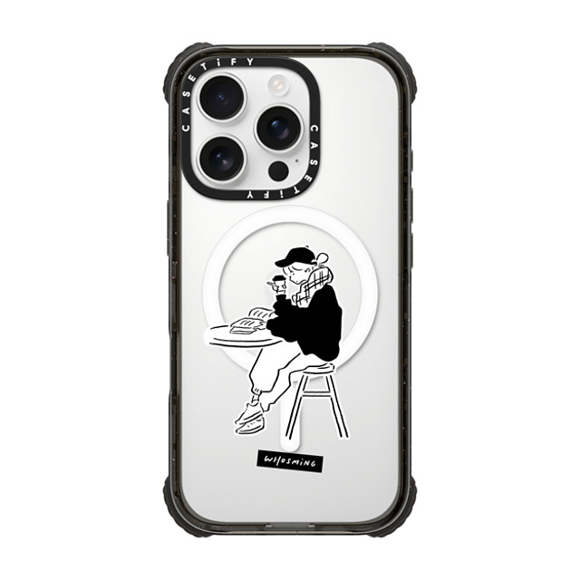 WHOSMiNG x CASETiFY iPhone 16 Pro Case Minimalism,Monochrome Black ウルトラ インパクトケース MagSafe 対応 RELAXED Mother's Day WHOSMiNG x CASETiFY iPhone 16 Pro Case Minimalism,Monochrome Black ウルトラ インパクトケース MagSafe 対応 RELAXED Mother's Day